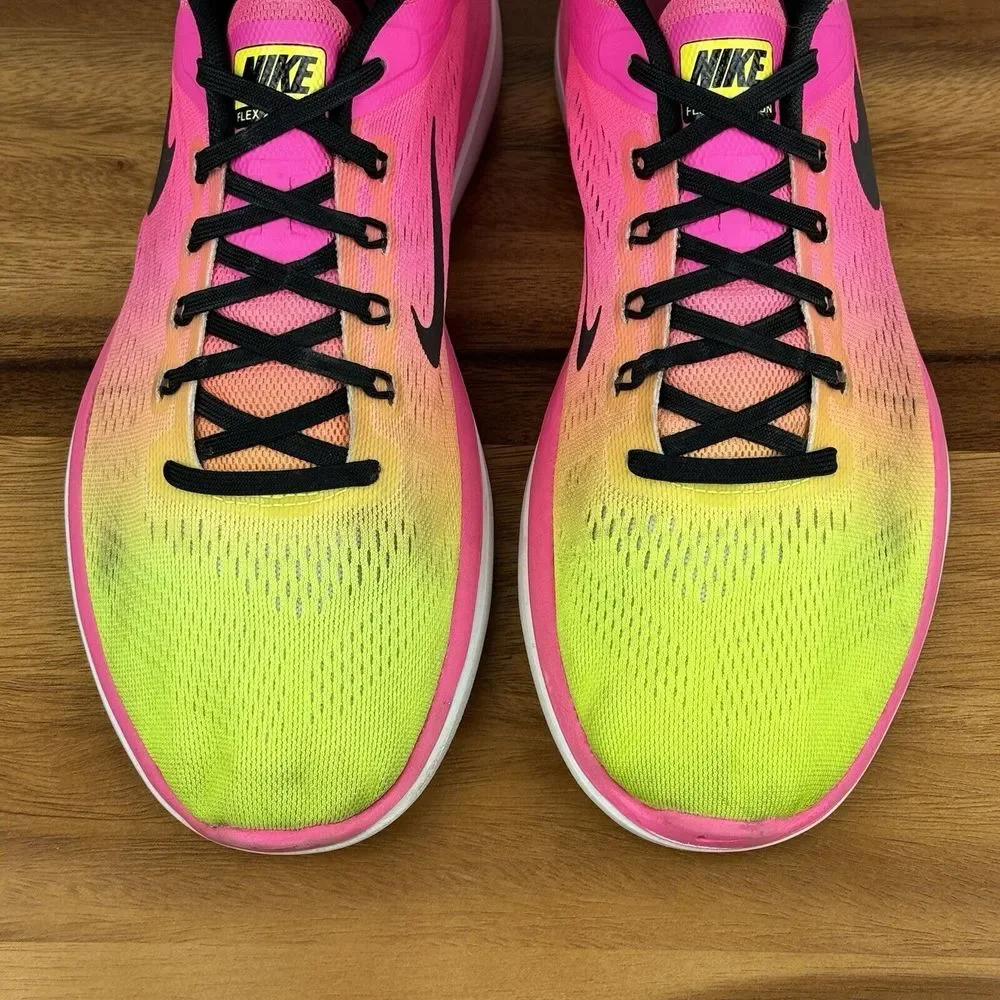 Womens‎ Nike Flex 2016 RN Multicolor Athletic Running Sneakers Shoes Size 11 M